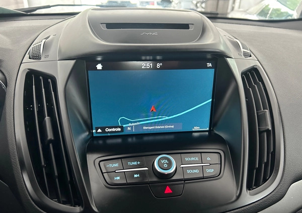 Ford Kuga cena 69900 przebieg: 76297, rok produkcji 2018 z Wyszków małe 781